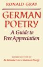 Image for German Poetry : A Guide to Free Appreciation