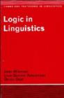 Image for Logic in Linguistics