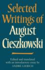 Image for Selected Writings of August Cieszkowski