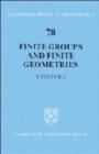 Image for Finite Groups and Finite Geometries