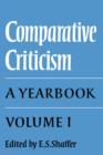 Image for Comparative Criticism: Volume 1, The Literary Canon