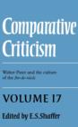 Image for Comparative Criticism: Volume 2, Text and Reader