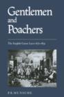 Image for Gentlemen and Poachers : The English Game Laws 1671-1831