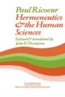 Image for Hermeneutics and the Human Sciences