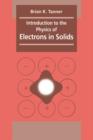 Image for Introduction to the Physics of Electrons in Solids