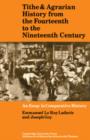 Image for Tithe and Agrarian History from the Fourteenth to the Nineteenth Century