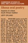 Image for Xhosa Oral Poetry