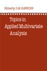 Image for Topics in Applied Multivariate Analysis