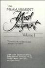Image for The Measurement of Moral Judgment: Volume 1
