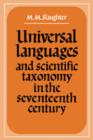 Image for Universal Languages and Scientific Taxonomy in the Seventeenth Century