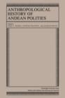 Image for Anthropological History of Andean Polities