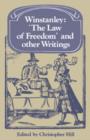 Image for Winstanley &#39;The Law of Freedom&#39; and other Writings