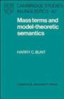 Image for Mass Terms and Model-Theoretic Semantics