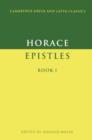 Image for Horace: Epistles Book I