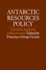 Image for Antarctic Resources Policy