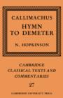Image for Callimachus: Hymn to Demeter
