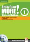 Image for American More! Six-Level Edition Level 1 Teacher&#39;s Resource Book with Testbuilder CD-ROM/Audio CD