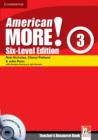 Image for American More! Six-Level Edition Level 3 Teacher&#39;s Resource Book with Testbuilder CD-ROM/Audio CD
