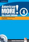 Image for American More! Six-Level Edition Level 4 Teacher&#39;s Resource Book with Testbuilder CD-ROM/Audio CD