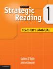 Image for Strategic reading1,: Teacher&#39;s manual