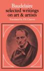 Image for Baudelaire: Selected Writings on Art and Artists