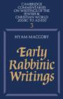 Image for Early Rabbinic Writings
