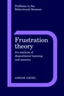 Image for Frustration Theory : An Analysis of Dispositional Learning and Memory