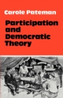 Image for Participation and democratic theory