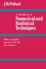 Image for A Handbook of Numerical and Statistical Techniques