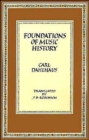 Image for Foundations of Music History