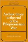 Image for Archaic Times to the End of the Peloponnesian War