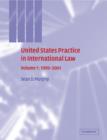 Image for United States practice in international lawVolume 1,: 1999-2001