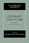 Image for The Cambridge History of Literary Criticism: Volume 4, The Eighteenth Century
