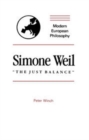 Image for Simone Weil: &quot;The Just Balance&quot;