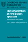 Image for The Urbanization of Rural Dialect Speakers