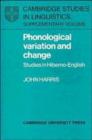 Image for Phonological Variation and Change