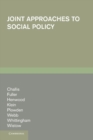 Image for Joint Approaches to Social Policy