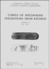 Image for Corpus of Mycenaean Inscriptions from Knossos: Volume 2, 1064-4495