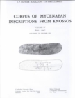 Image for Corpus of Mycenaean Inscriptions from Knossos: Volume 4, 8000-9947 and Index to Volumes I-IV