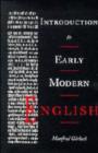 Image for Introduction to Early Modern English