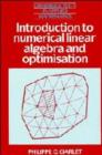 Image for Introduction to Numerical Linear Algebra and Optimisation
