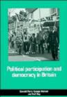 Image for Political Participation and Democracy in Britain