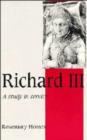 Image for Richard III : A Study of Service