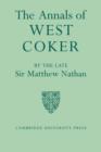 Image for The Annals of West Coker