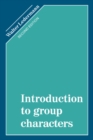 Image for Introduction to Group Characters
