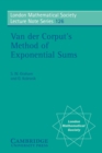 Image for Van der Corput&#39;s Method of Exponential Sums