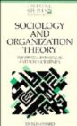 Image for Sociology and Organization Theory