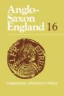 Image for Anglo-Saxon England: Volume 16