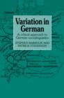 Image for Variation in German : A Critical Approach to German Sociolinguistics