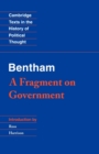 Image for Bentham: A Fragment on Government